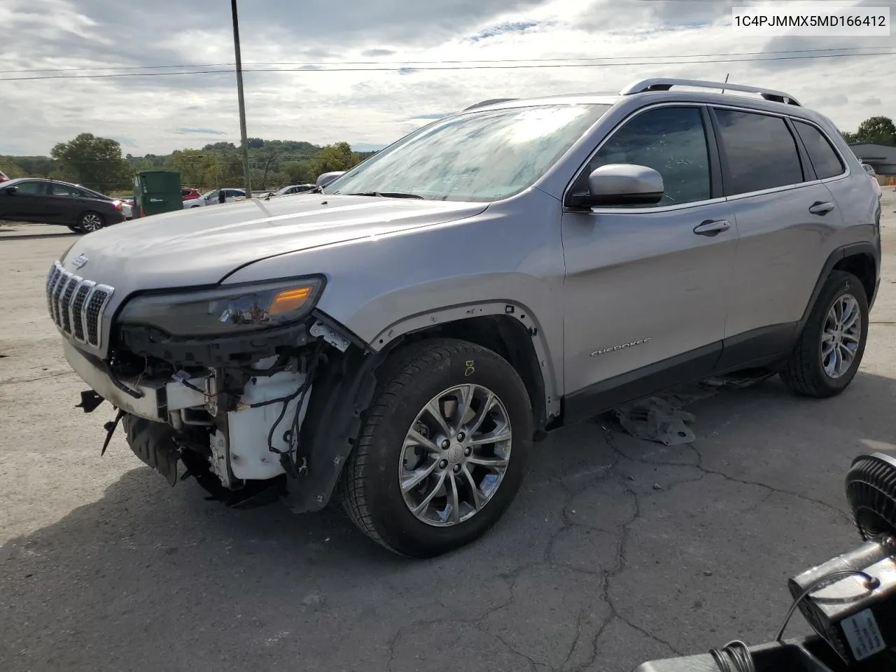 2021 Jeep Cherokee Latitude Lux VIN: 1C4PJMMX5MD166412 Lot: 71344524