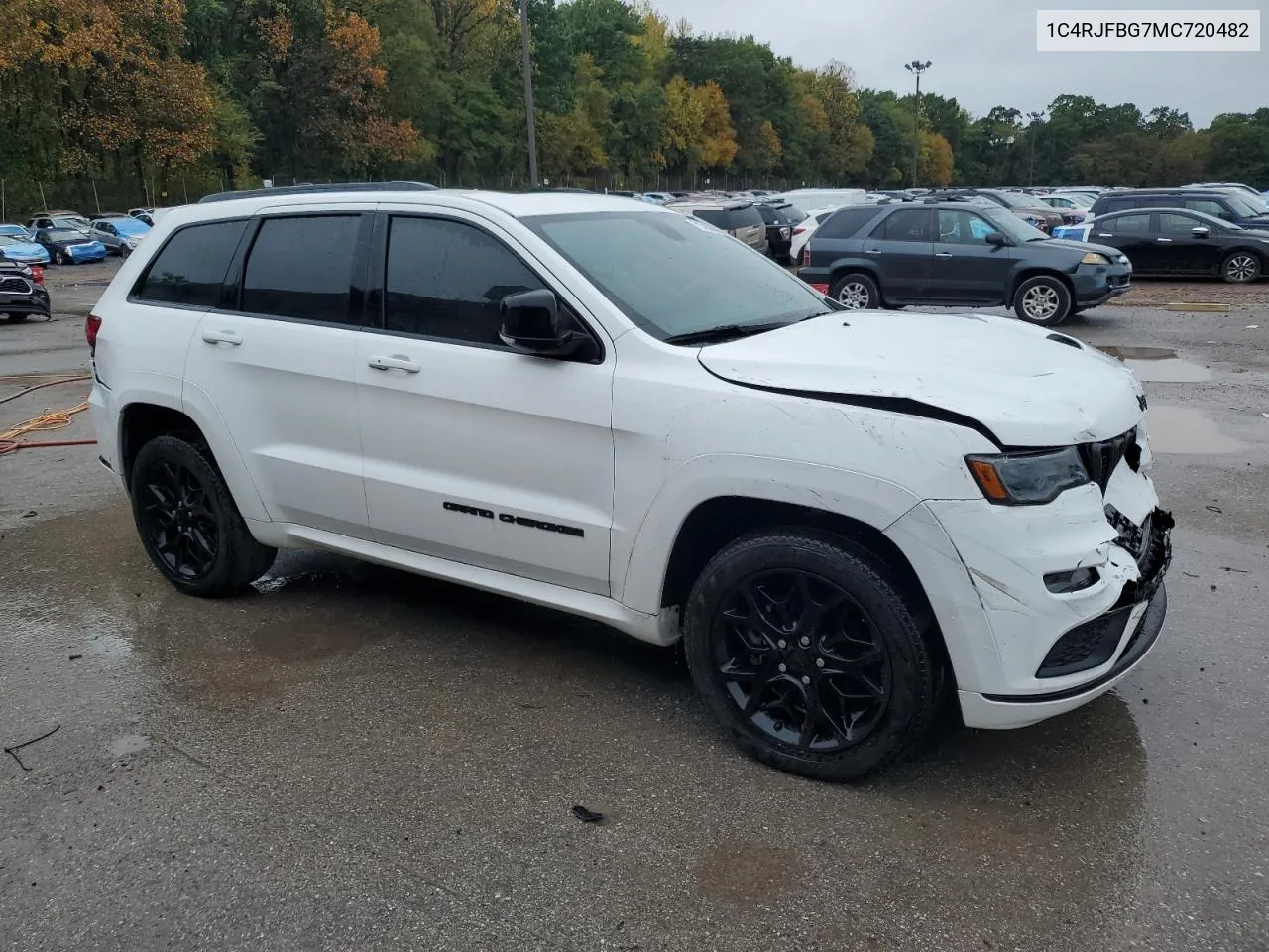 2021 Jeep Grand Cherokee Limited VIN: 1C4RJFBG7MC720482 Lot: 71388464