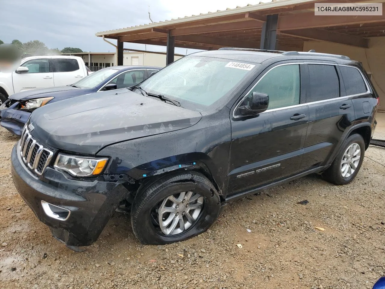 2021 Jeep Grand Cherokee Laredo VIN: 1C4RJEAG8MC595231 Lot: 71484854