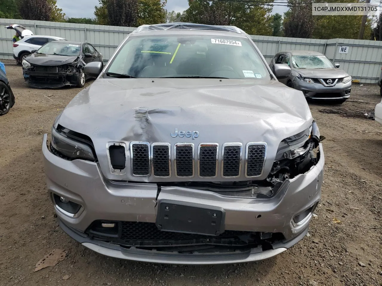 2021 Jeep Cherokee Limited VIN: 1C4PJMDXXMD131705 Lot: 71607954