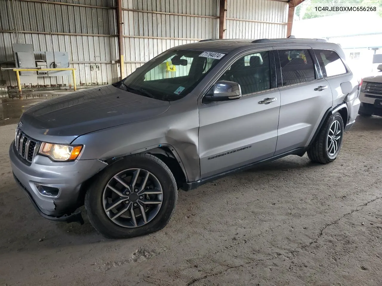 2021 Jeep Grand Cherokee Limited VIN: 1C4RJEBGXMC656268 Lot: 71794074