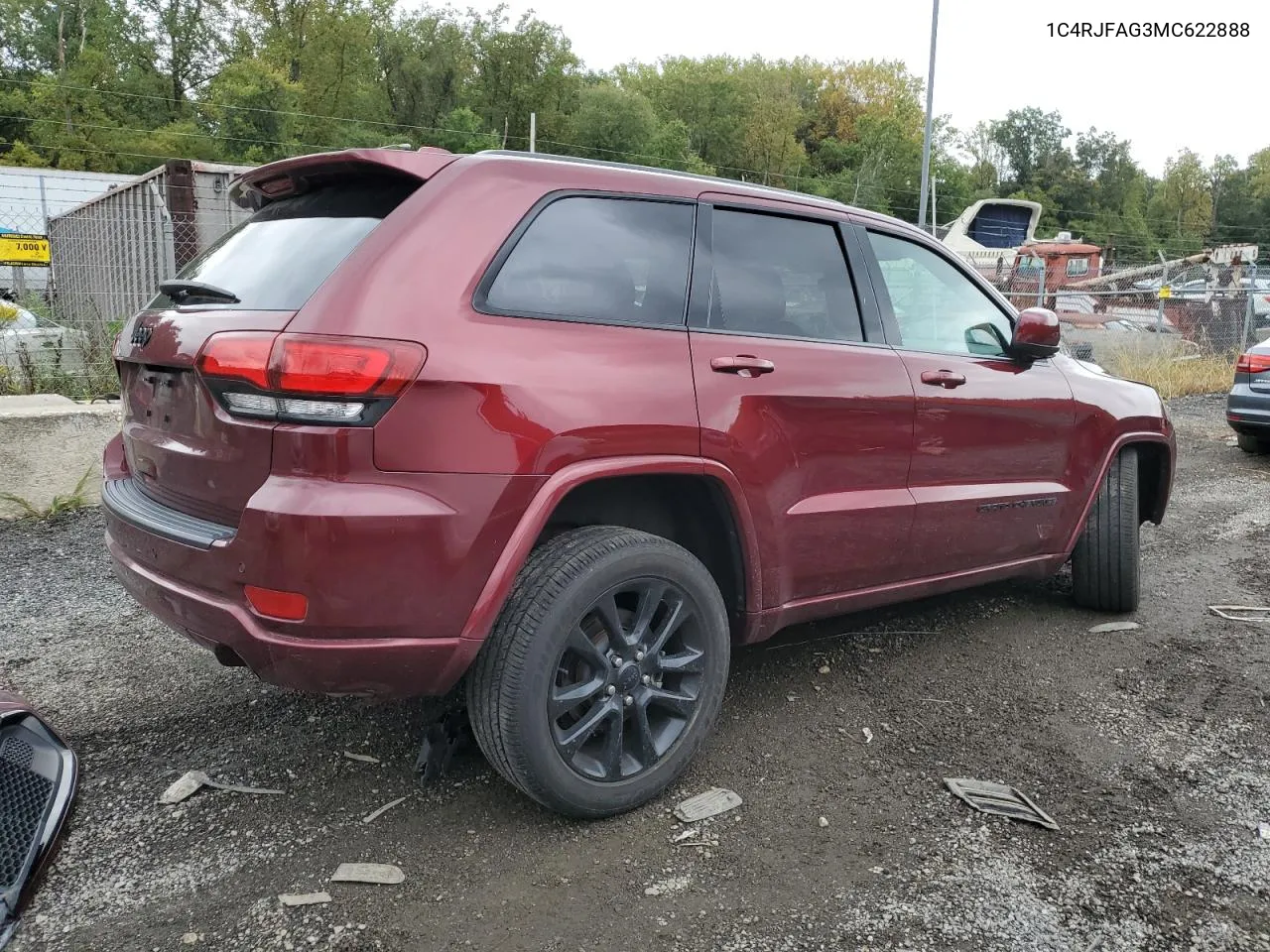 2021 Jeep Grand Cherokee Laredo VIN: 1C4RJFAG3MC622888 Lot: 71822094