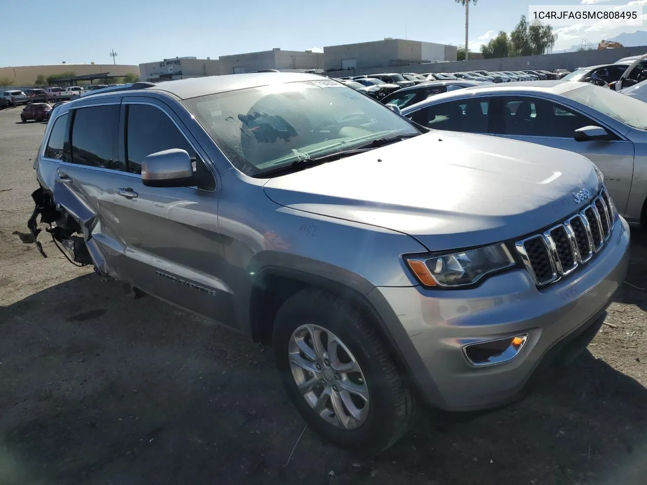 2021 Jeep Grand Cherokee Laredo VIN: 1C4RJFAG5MC808495 Lot: 71842354