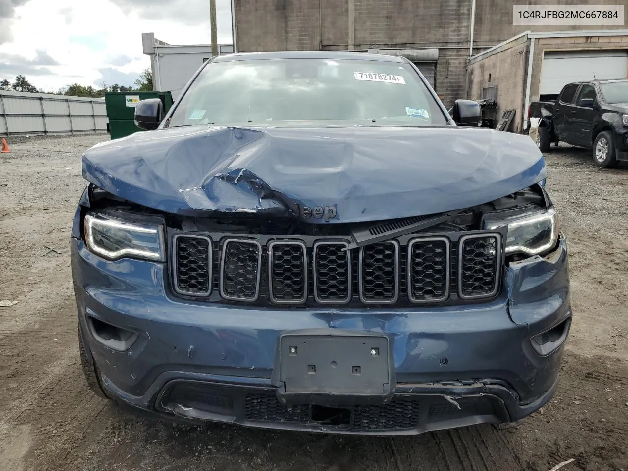 1C4RJFBG2MC667884 2021 Jeep Grand Cherokee Limited