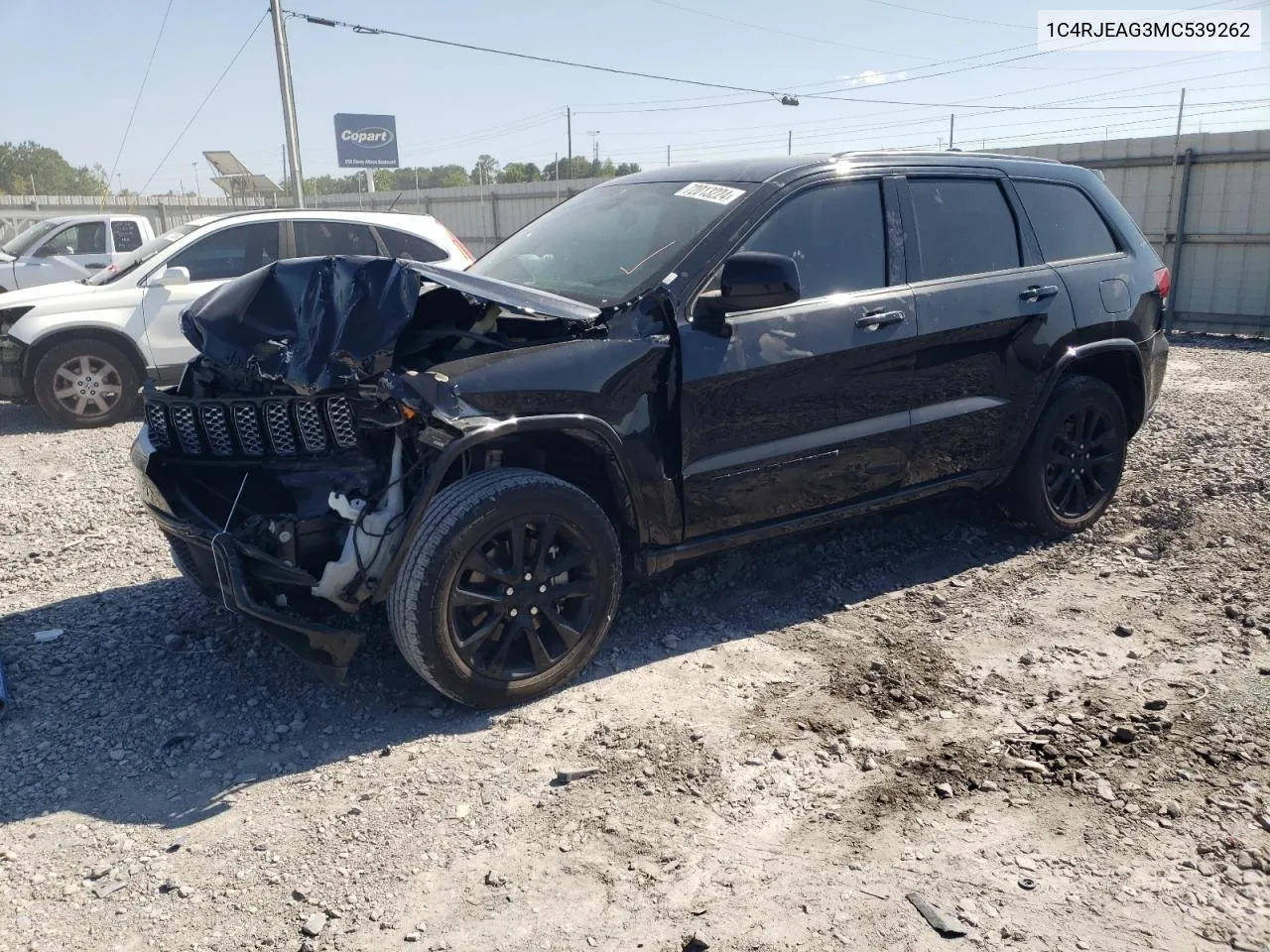 2021 Jeep Grand Cherokee Laredo VIN: 1C4RJEAG3MC539262 Lot: 72013224