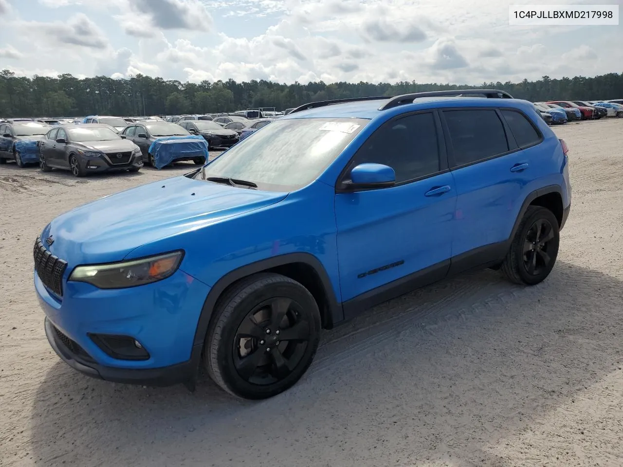 2021 Jeep Cherokee Latitude Plus VIN: 1C4PJLLBXMD217998 Lot: 72051304