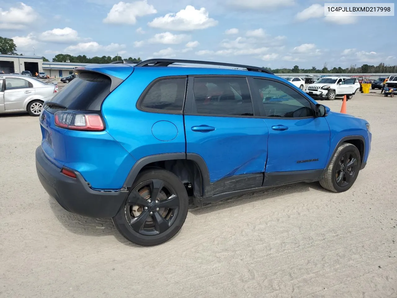 2021 Jeep Cherokee Latitude Plus VIN: 1C4PJLLBXMD217998 Lot: 72051304