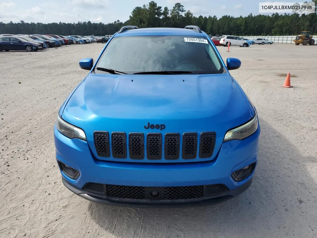 2021 Jeep Cherokee Latitude Plus VIN: 1C4PJLLBXMD217998 Lot: 72051304