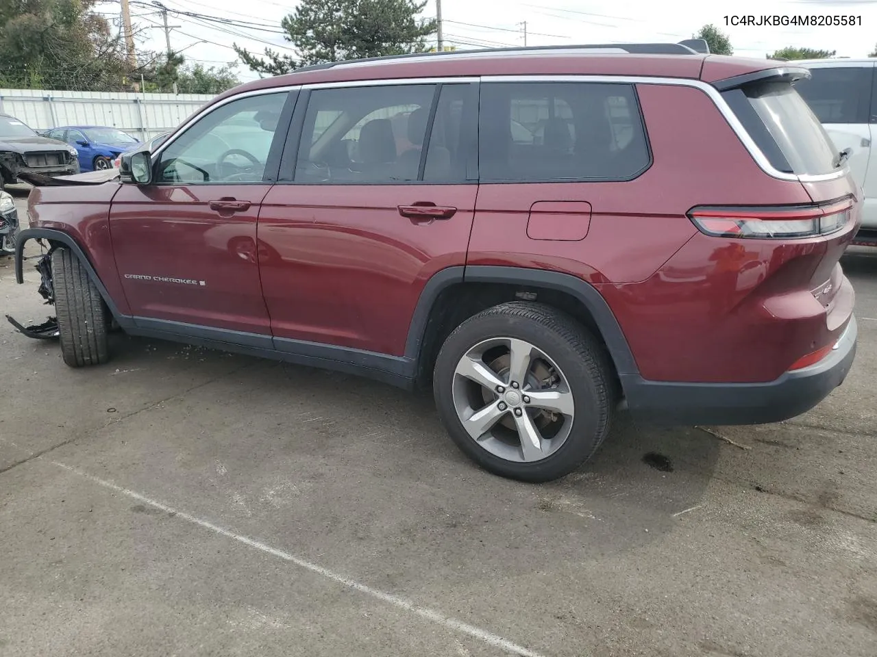 2021 Jeep Grand Cherokee L Limited VIN: 1C4RJKBG4M8205581 Lot: 72114264