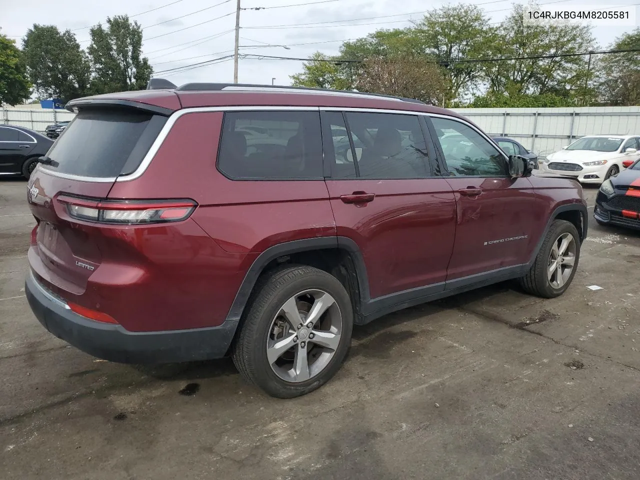 2021 Jeep Grand Cherokee L Limited VIN: 1C4RJKBG4M8205581 Lot: 72114264