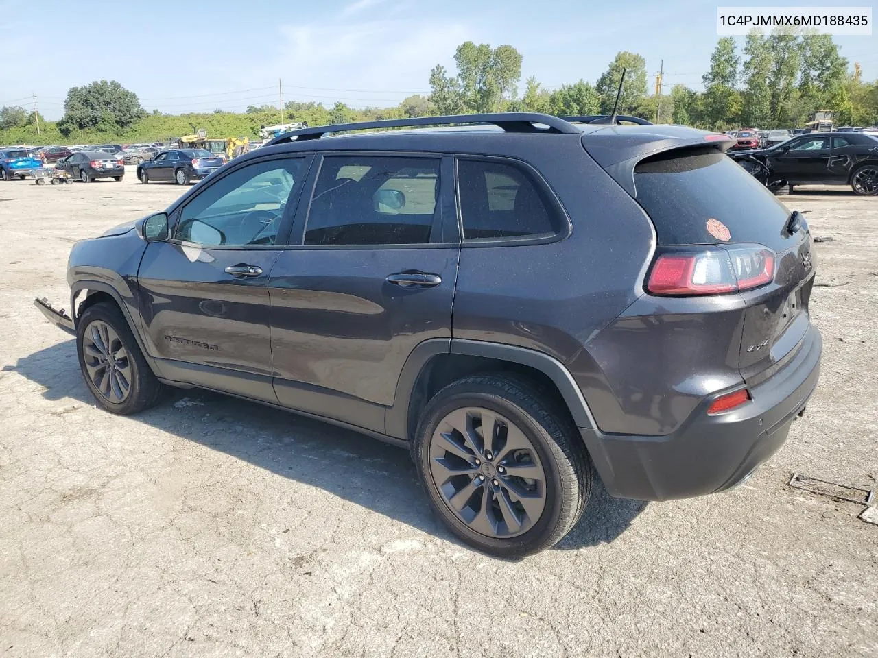 2021 Jeep Cherokee Latitude Lux VIN: 1C4PJMMX6MD188435 Lot: 72186764