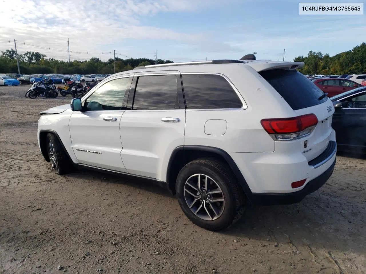 2021 Jeep Grand Cherokee Limited VIN: 1C4RJFBG4MC755545 Lot: 72283404