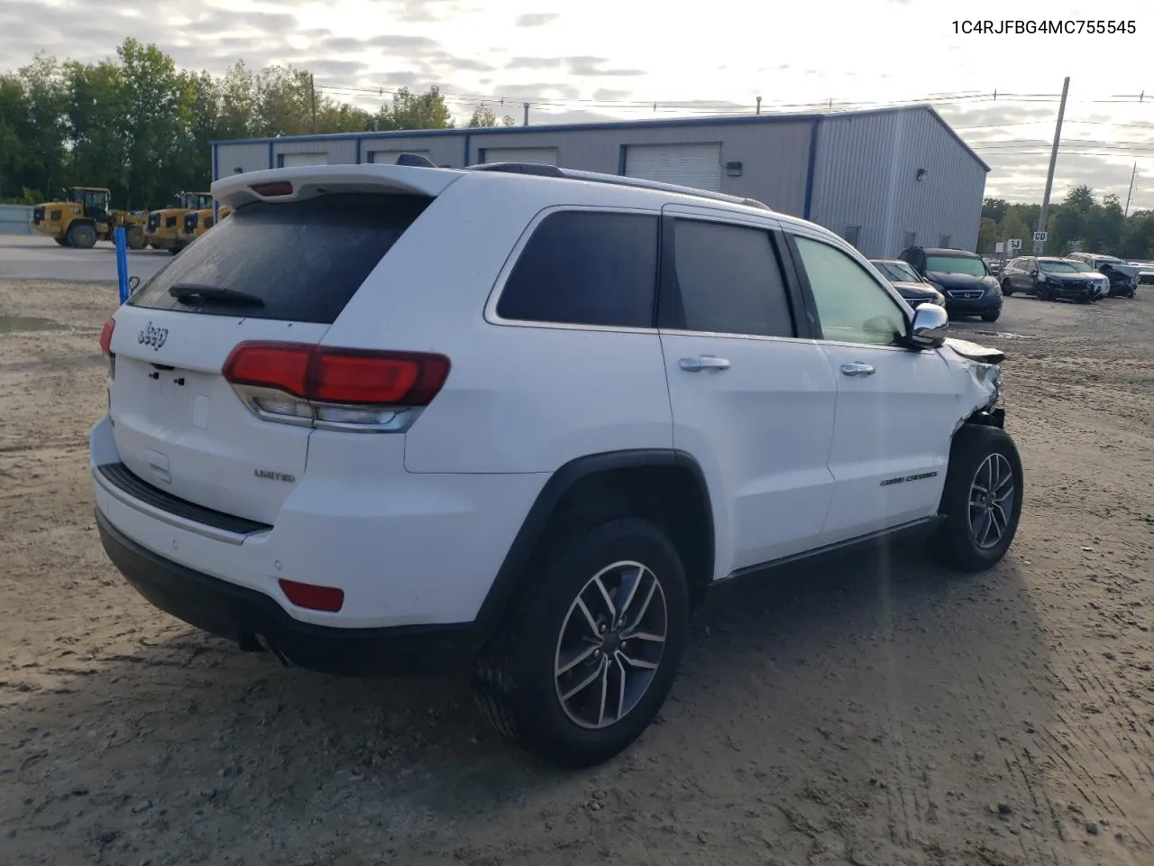 2021 Jeep Grand Cherokee Limited VIN: 1C4RJFBG4MC755545 Lot: 72283404