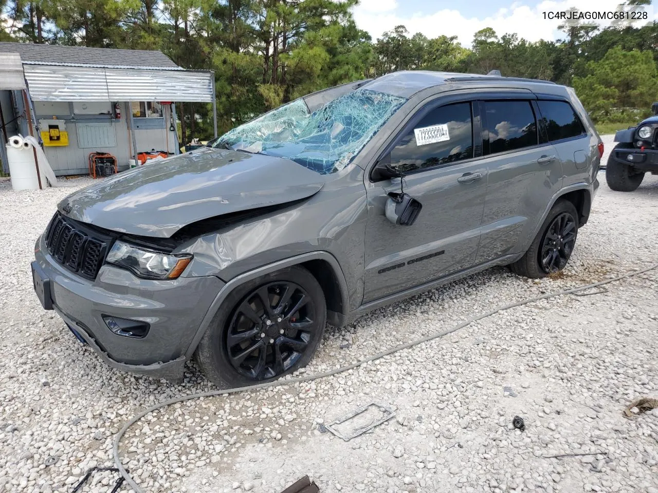 2021 Jeep Grand Cherokee Laredo VIN: 1C4RJEAG0MC681228 Lot: 72333204