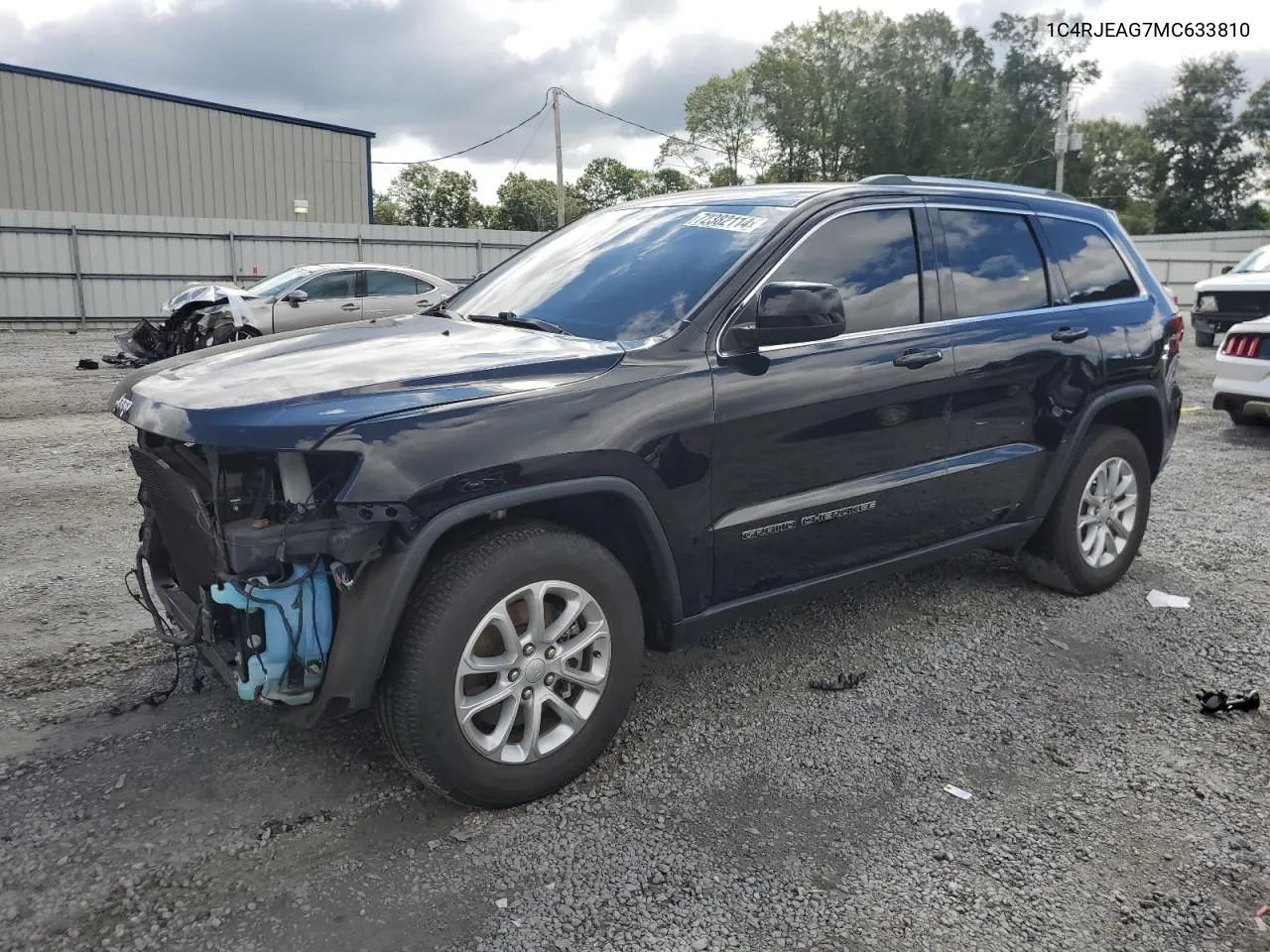 2021 Jeep Grand Cherokee Laredo VIN: 1C4RJEAG7MC633810 Lot: 72382114