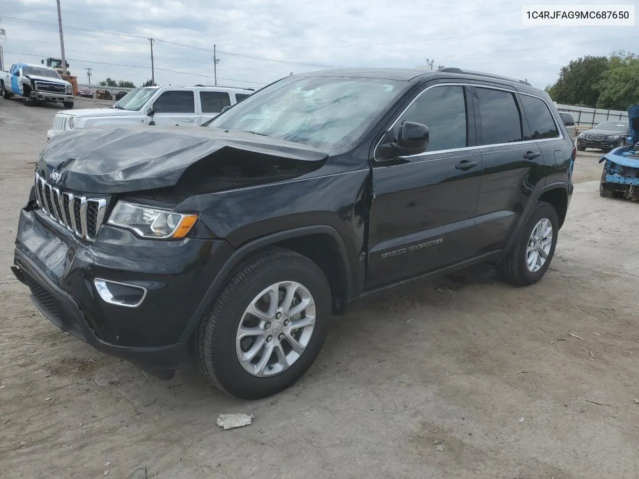 2021 Jeep Grand Cherokee Laredo VIN: 1C4RJFAG9MC687650 Lot: 72444364