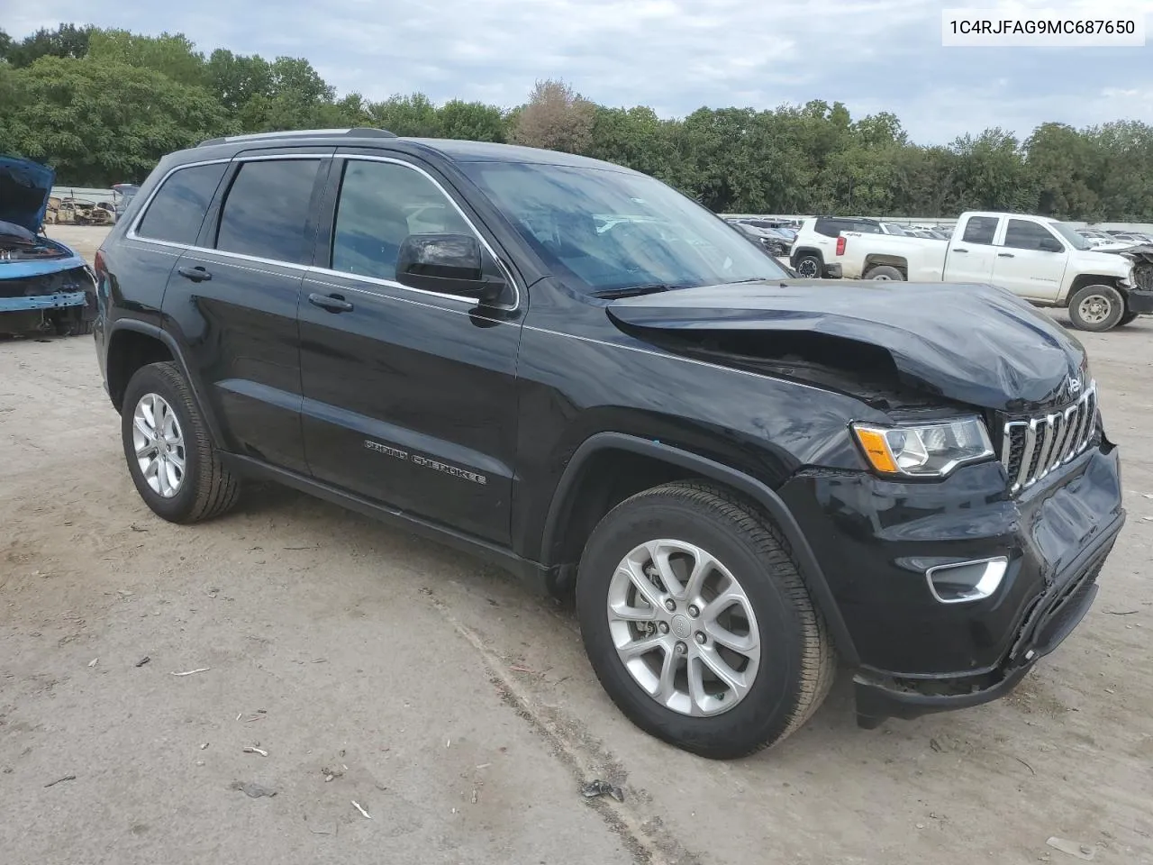 2021 Jeep Grand Cherokee Laredo VIN: 1C4RJFAG9MC687650 Lot: 72444364