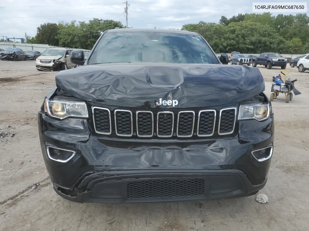 2021 Jeep Grand Cherokee Laredo VIN: 1C4RJFAG9MC687650 Lot: 72444364