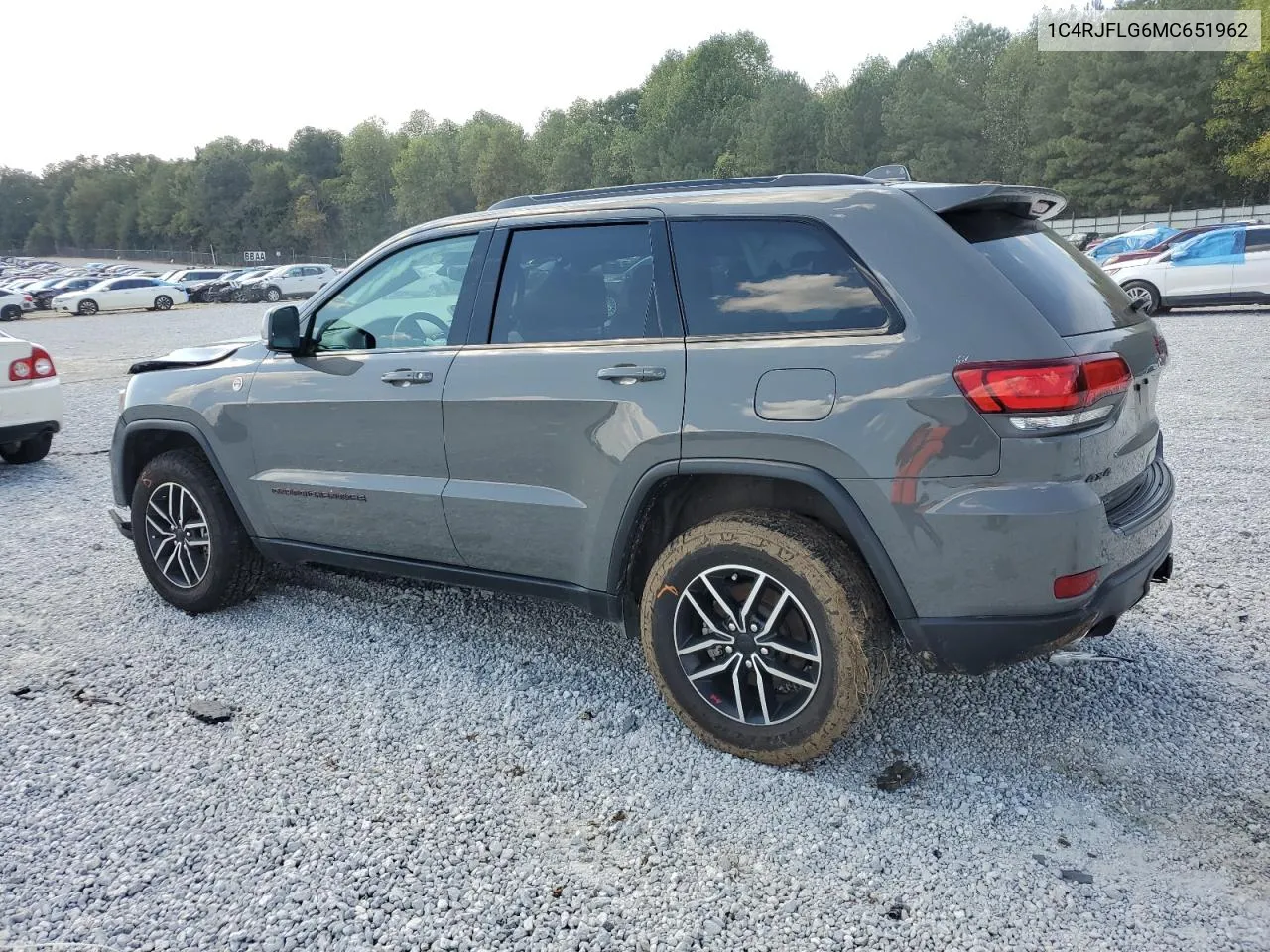 2021 Jeep Grand Cherokee Trailhawk VIN: 1C4RJFLG6MC651962 Lot: 72460874