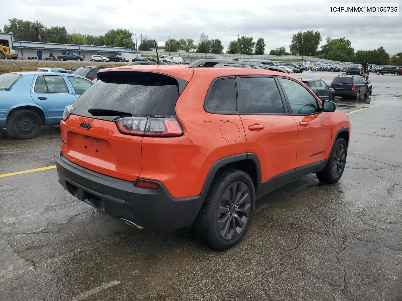 2021 Jeep Cherokee Latitude Lux VIN: 1C4PJMMX1MD156735 Lot: 72518104