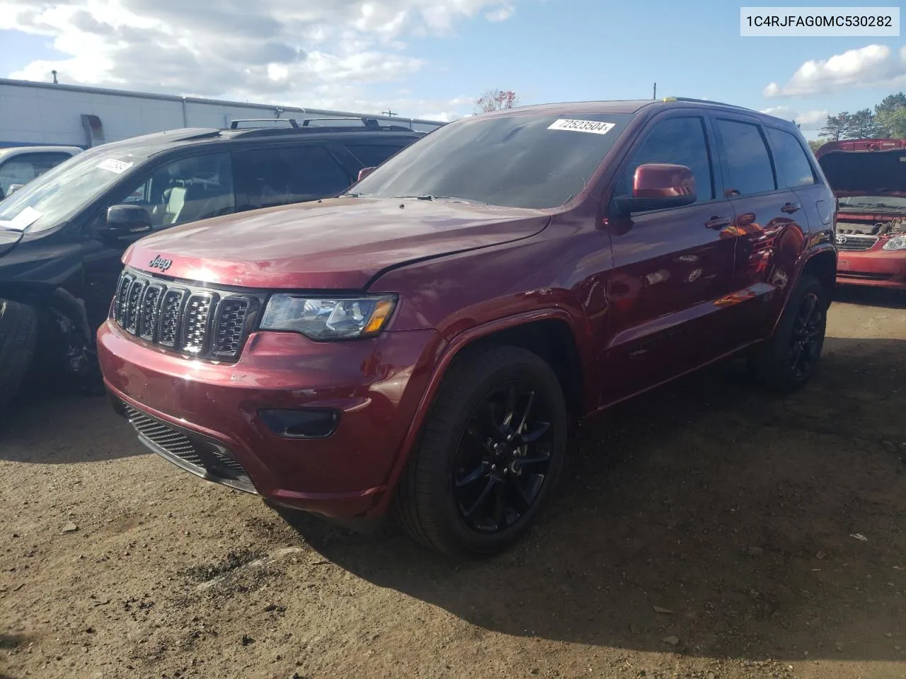 2021 Jeep Grand Cherokee Laredo VIN: 1C4RJFAG0MC530282 Lot: 72523504