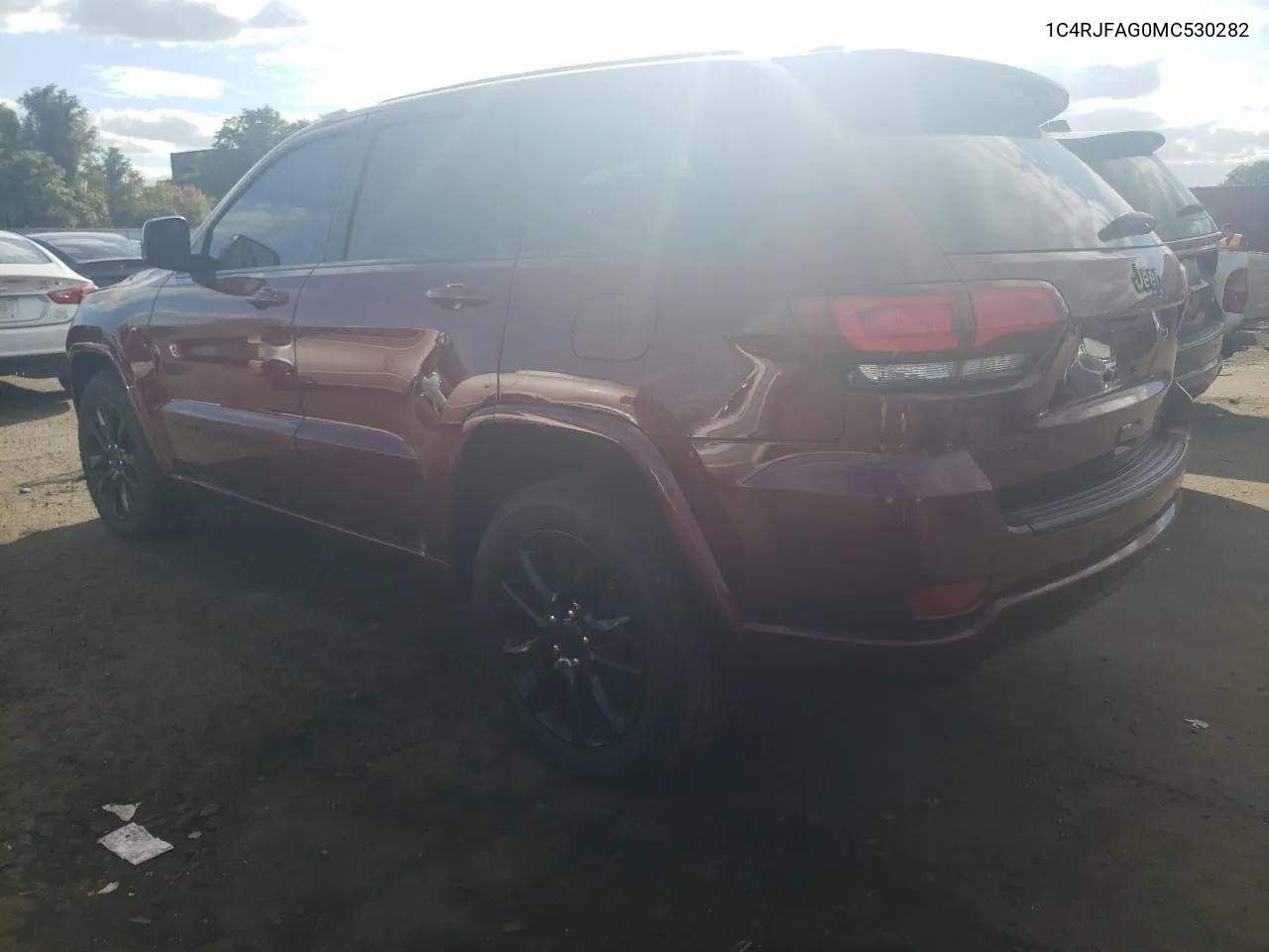 2021 Jeep Grand Cherokee Laredo VIN: 1C4RJFAG0MC530282 Lot: 72523504