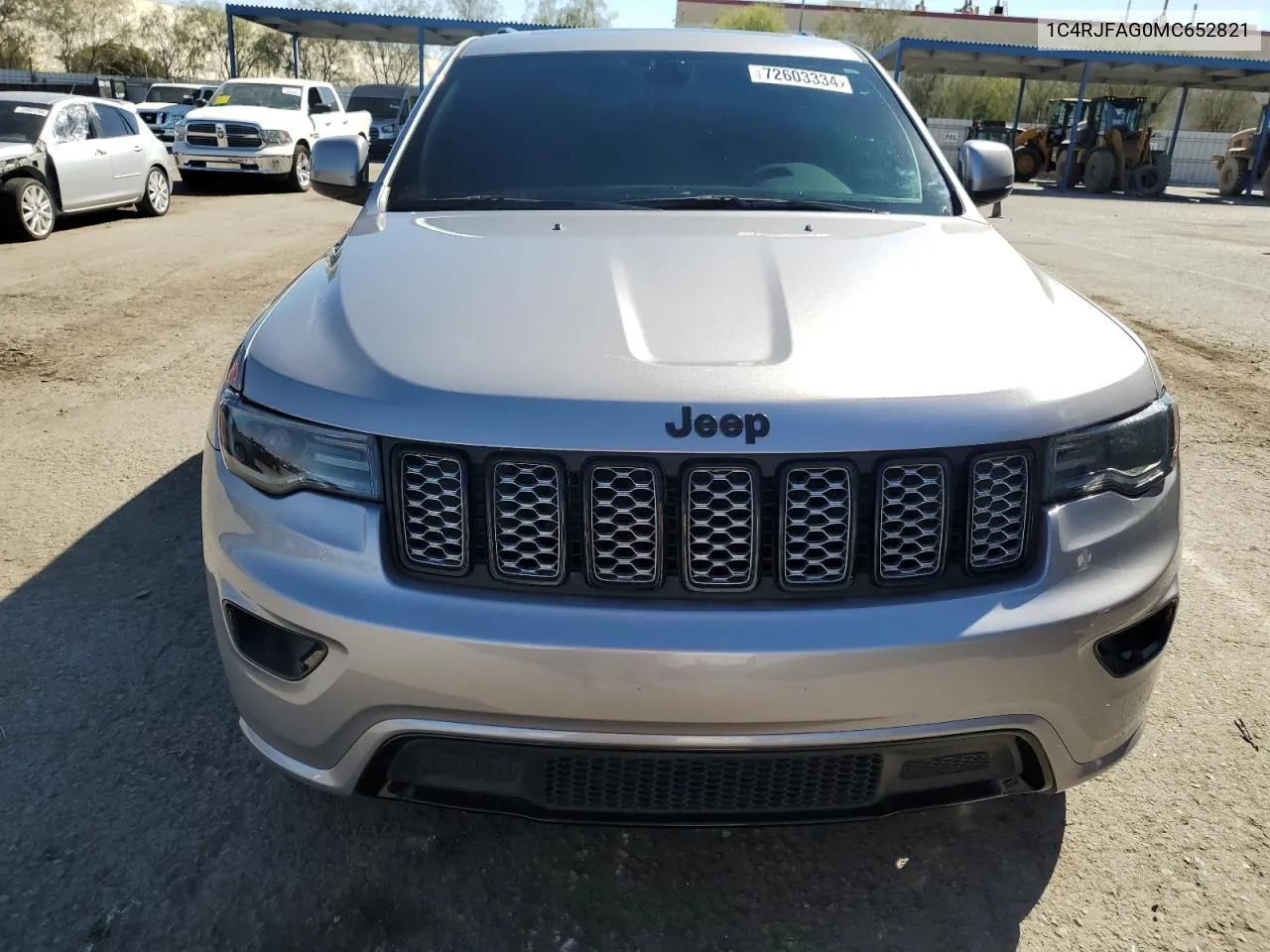 2021 Jeep Grand Cherokee Laredo VIN: 1C4RJFAG0MC652821 Lot: 72603334