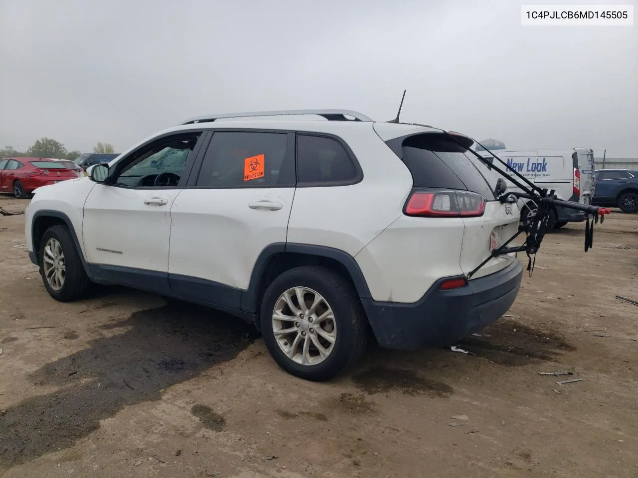 2021 Jeep Cherokee Latitude VIN: 1C4PJLCB6MD145505 Lot: 72636074