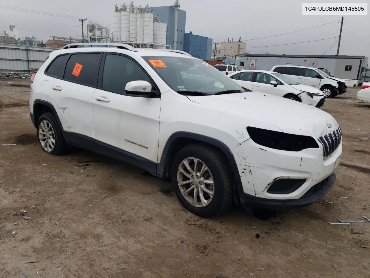 1C4PJLCB6MD145505 2021 Jeep Cherokee Latitude