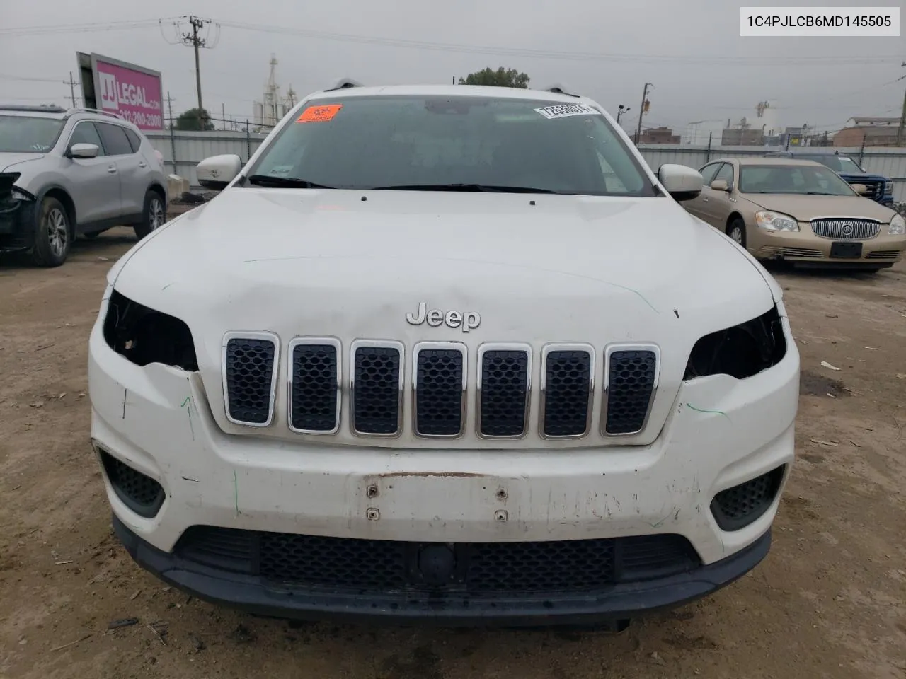 1C4PJLCB6MD145505 2021 Jeep Cherokee Latitude