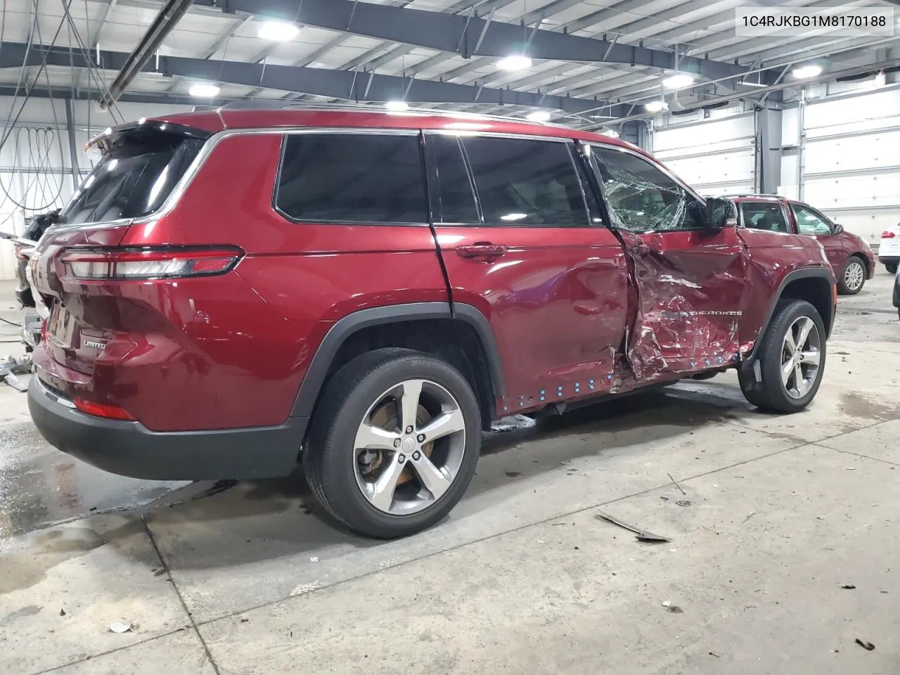 2021 Jeep Grand Cherokee L Limited VIN: 1C4RJKBG1M8170188 Lot: 72701554