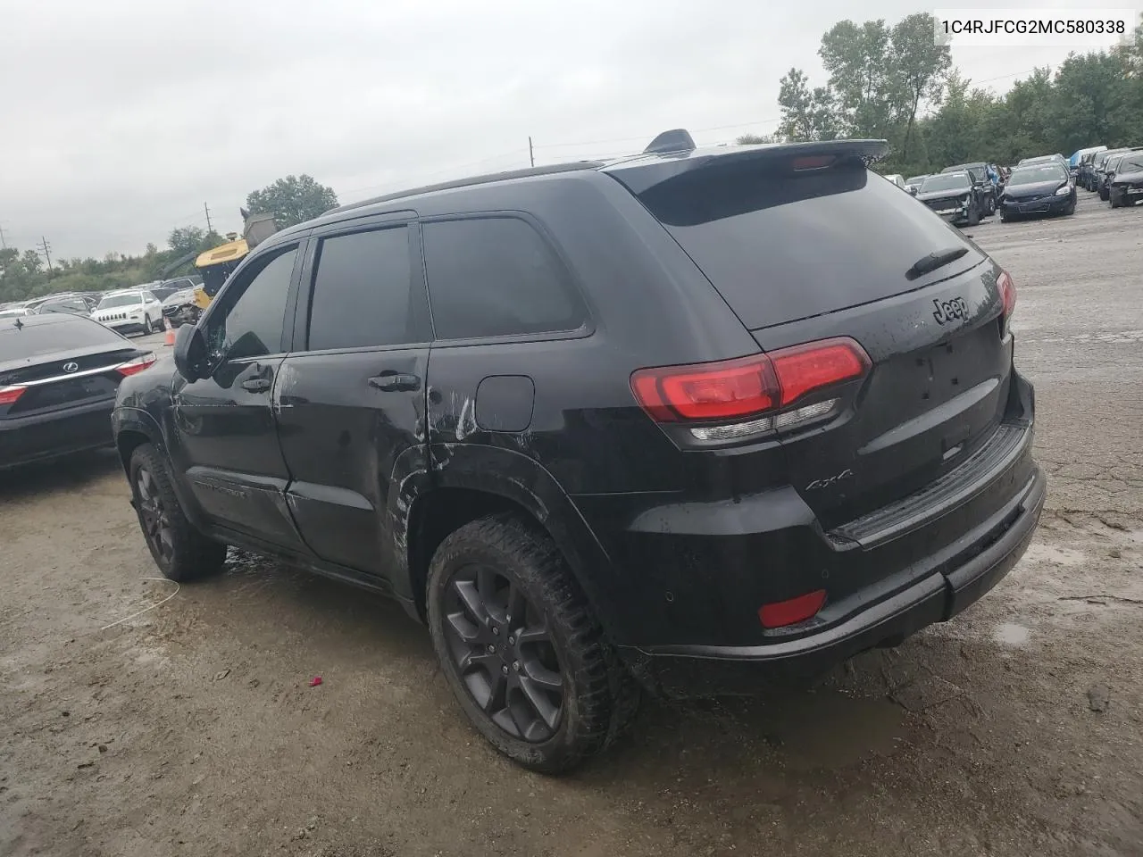 2021 Jeep Grand Cherokee Overland VIN: 1C4RJFCG2MC580338 Lot: 72720324