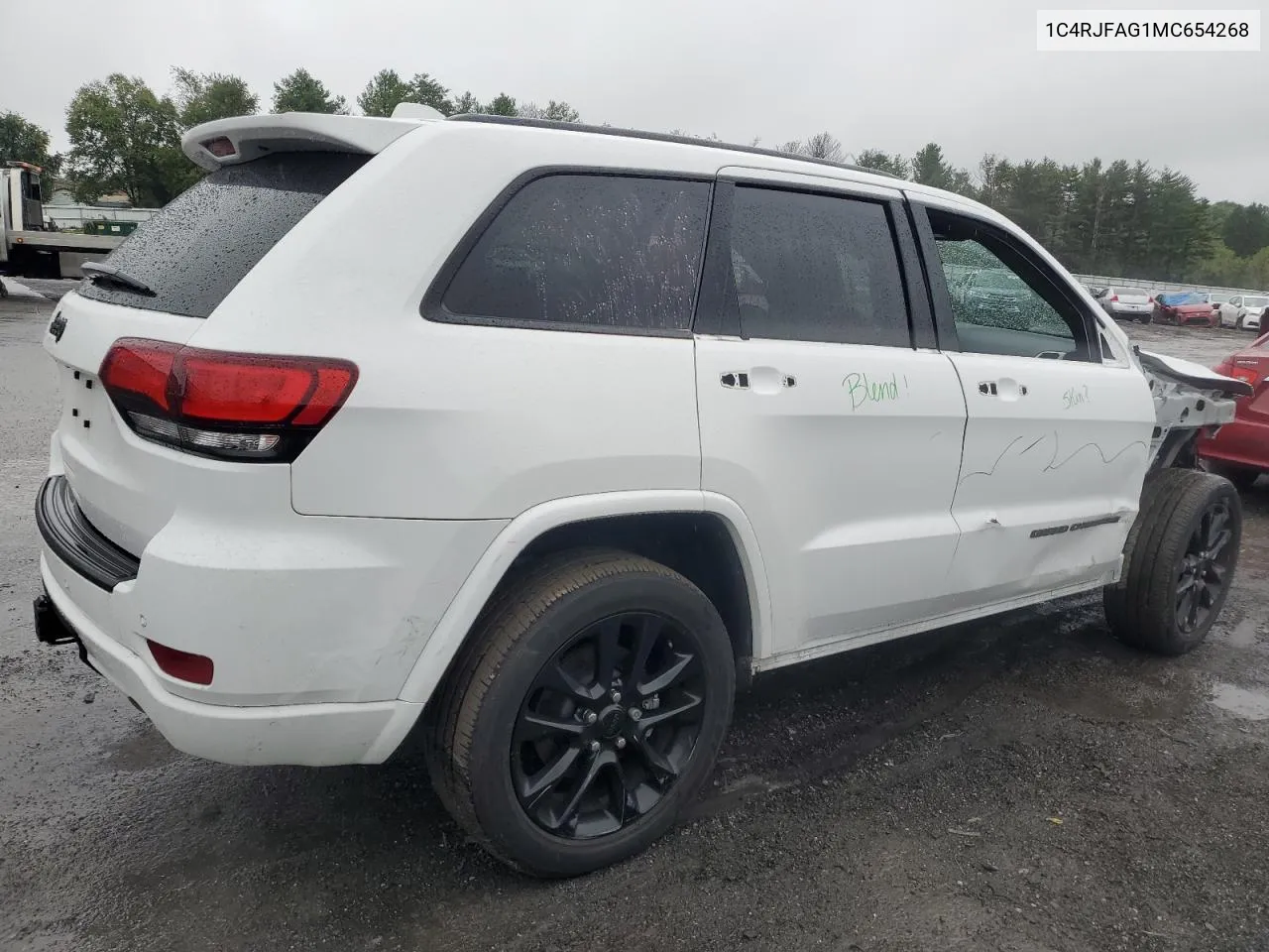 2021 Jeep Grand Cherokee Laredo VIN: 1C4RJFAG1MC654268 Lot: 72740944