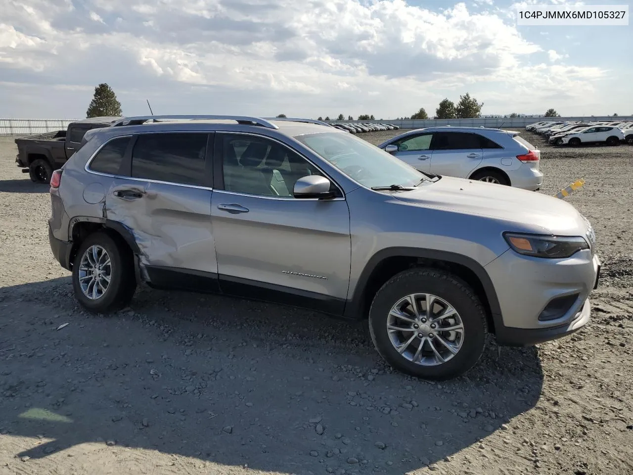 2021 Jeep Cherokee Latitude Lux VIN: 1C4PJMMX6MD105327 Lot: 72996914