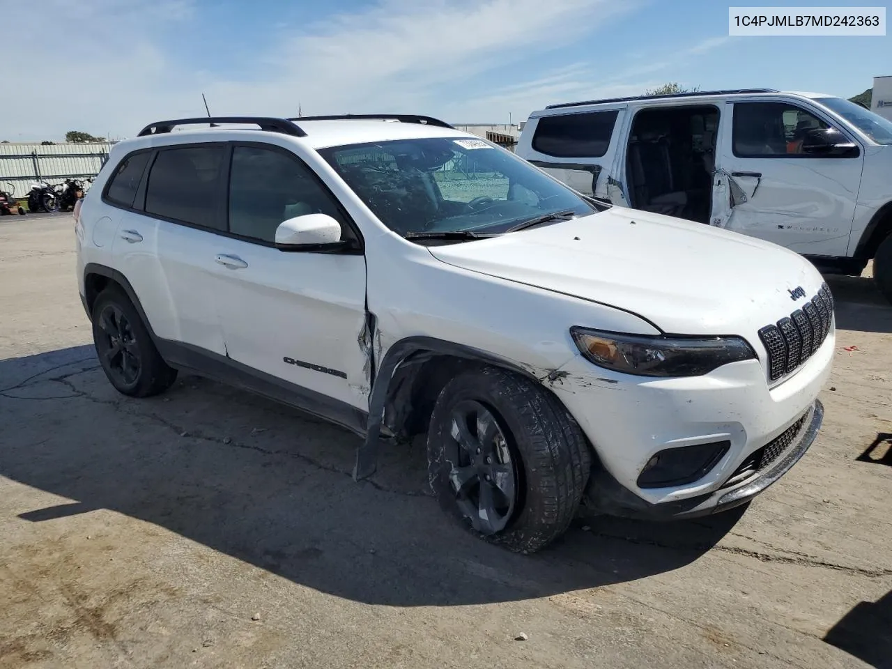 1C4PJMLB7MD242363 2021 Jeep Cherokee Latitude Plus