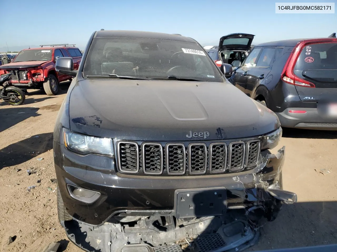 2021 Jeep Grand Cherokee Limited VIN: 1C4RJFBG0MC582171 Lot: 73148614