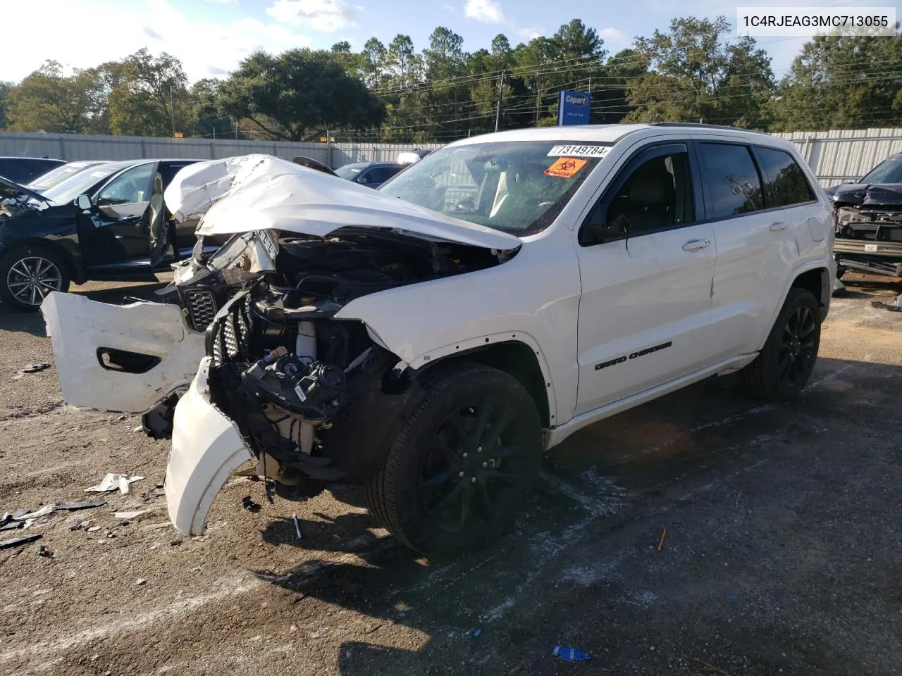 2021 Jeep Grand Cherokee Laredo VIN: 1C4RJEAG3MC713055 Lot: 73149784