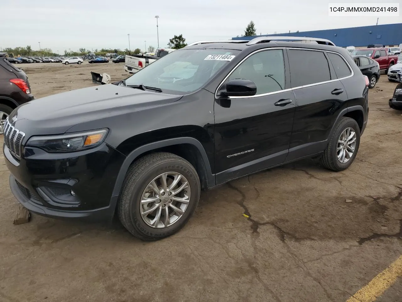 1C4PJMMX0MD241498 2021 Jeep Cherokee Latitude Lux