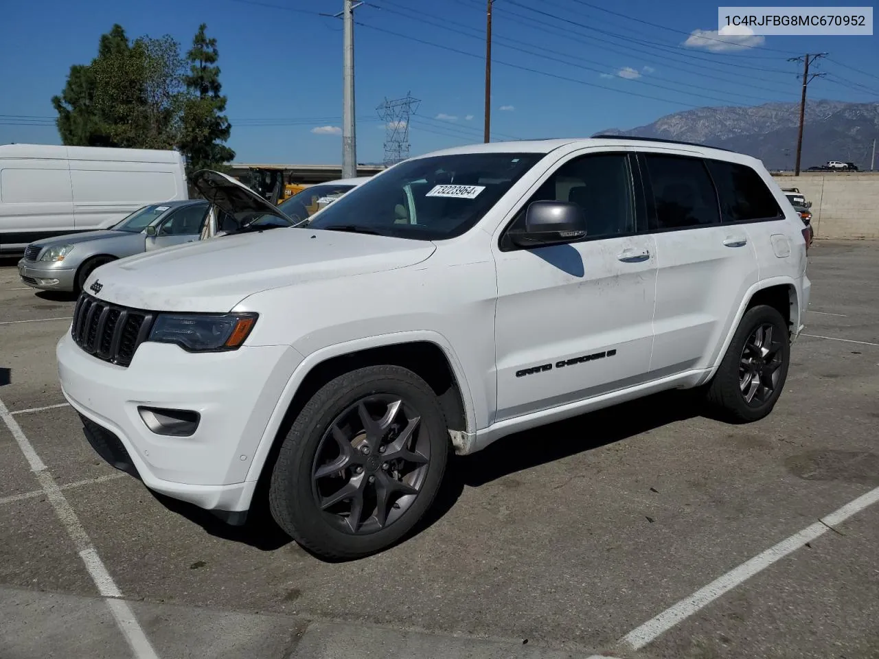 2021 Jeep Grand Cherokee Limited VIN: 1C4RJFBG8MC670952 Lot: 73223964