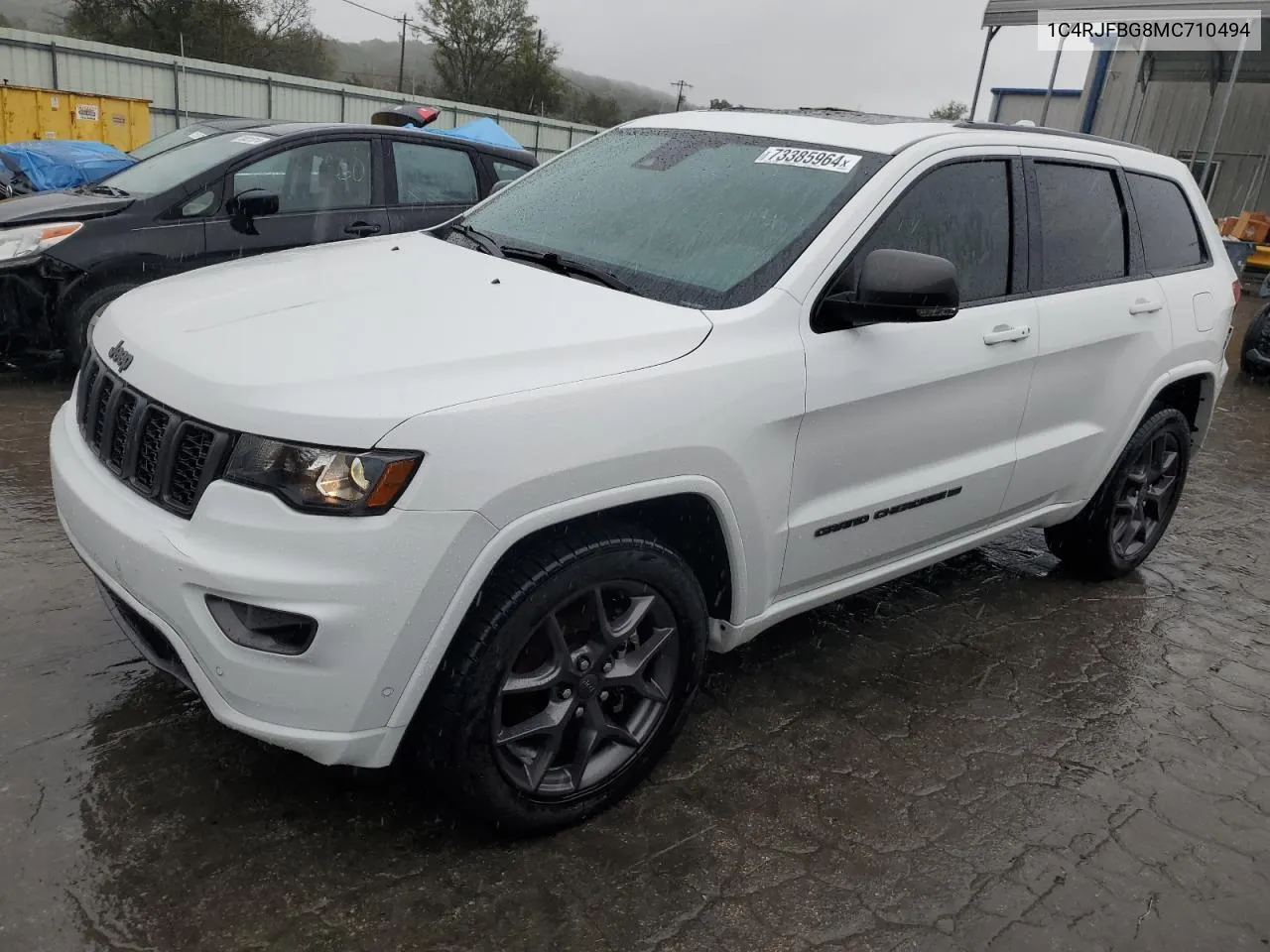 2021 Jeep Grand Cherokee Limited VIN: 1C4RJFBG8MC710494 Lot: 73385964