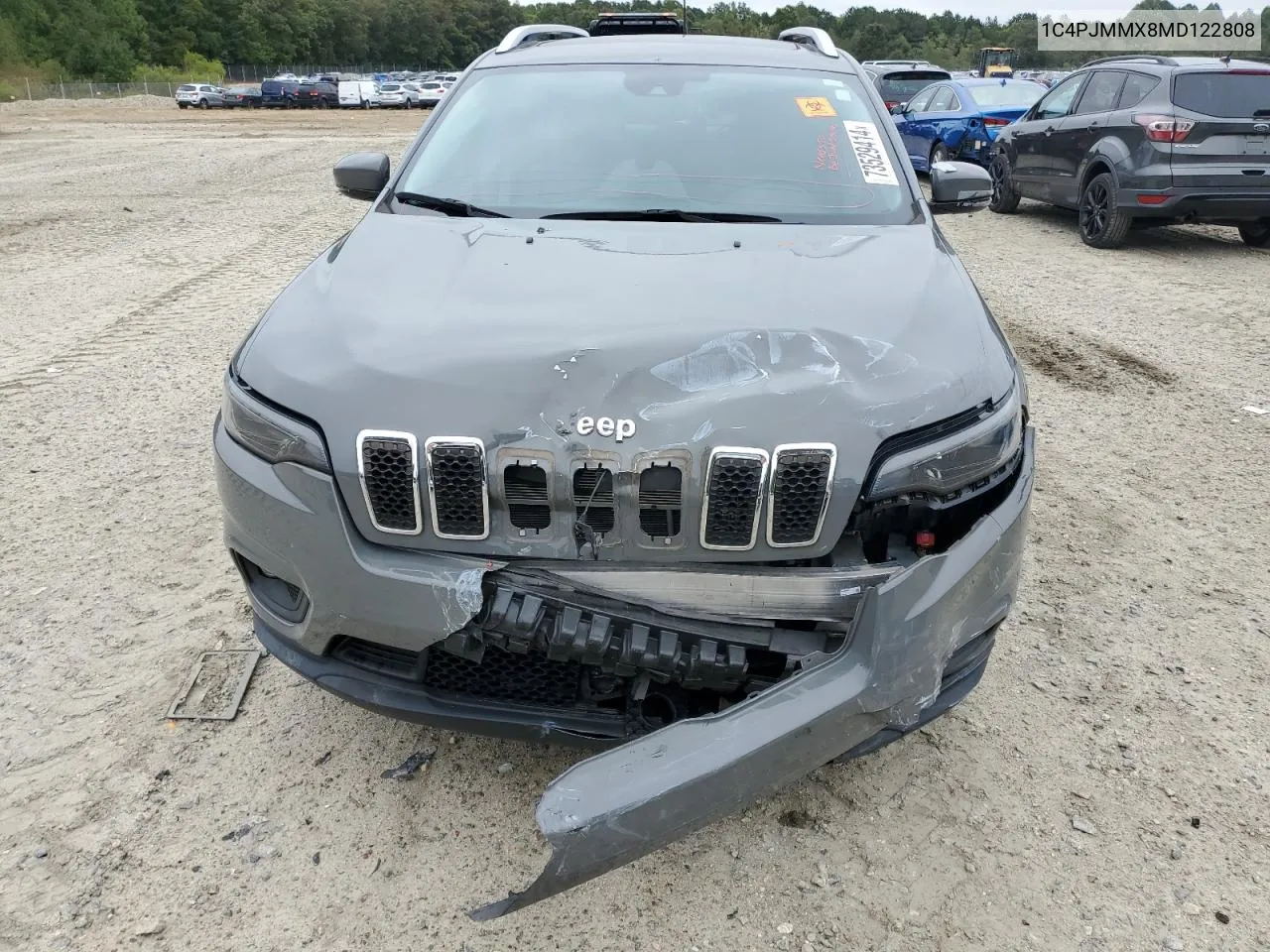 2021 Jeep Cherokee Latitude Lux VIN: 1C4PJMMX8MD122808 Lot: 73529414