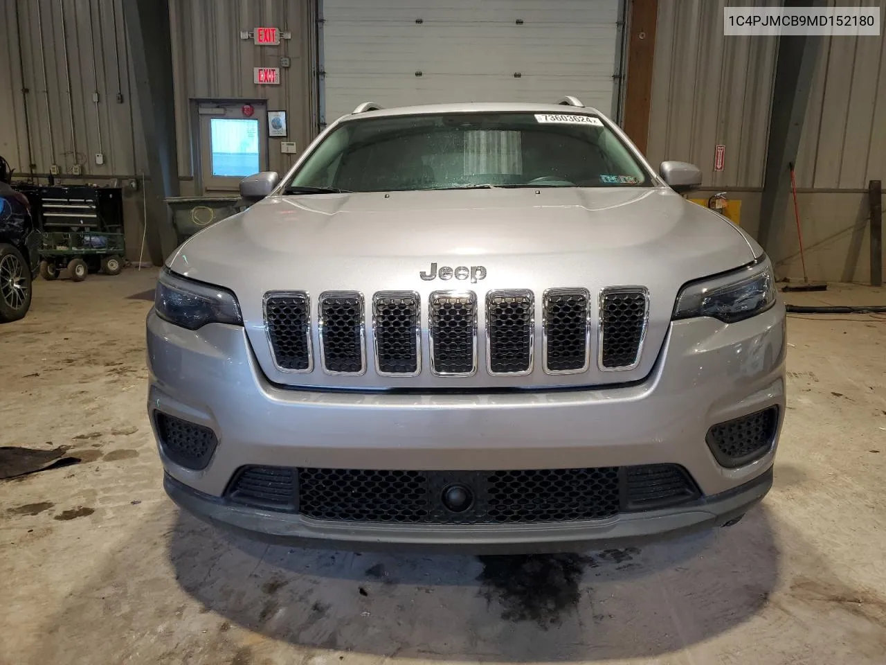 2021 Jeep Cherokee Latitude VIN: 1C4PJMCB9MD152180 Lot: 73603624