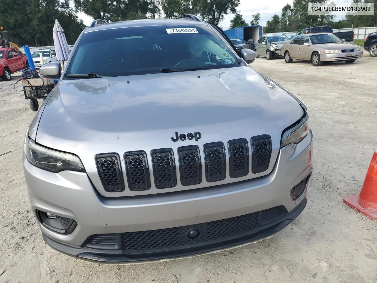 2021 Jeep Cherokee Latitude Plus VIN: 1C4PJLLB8MD183902 Lot: 73640684