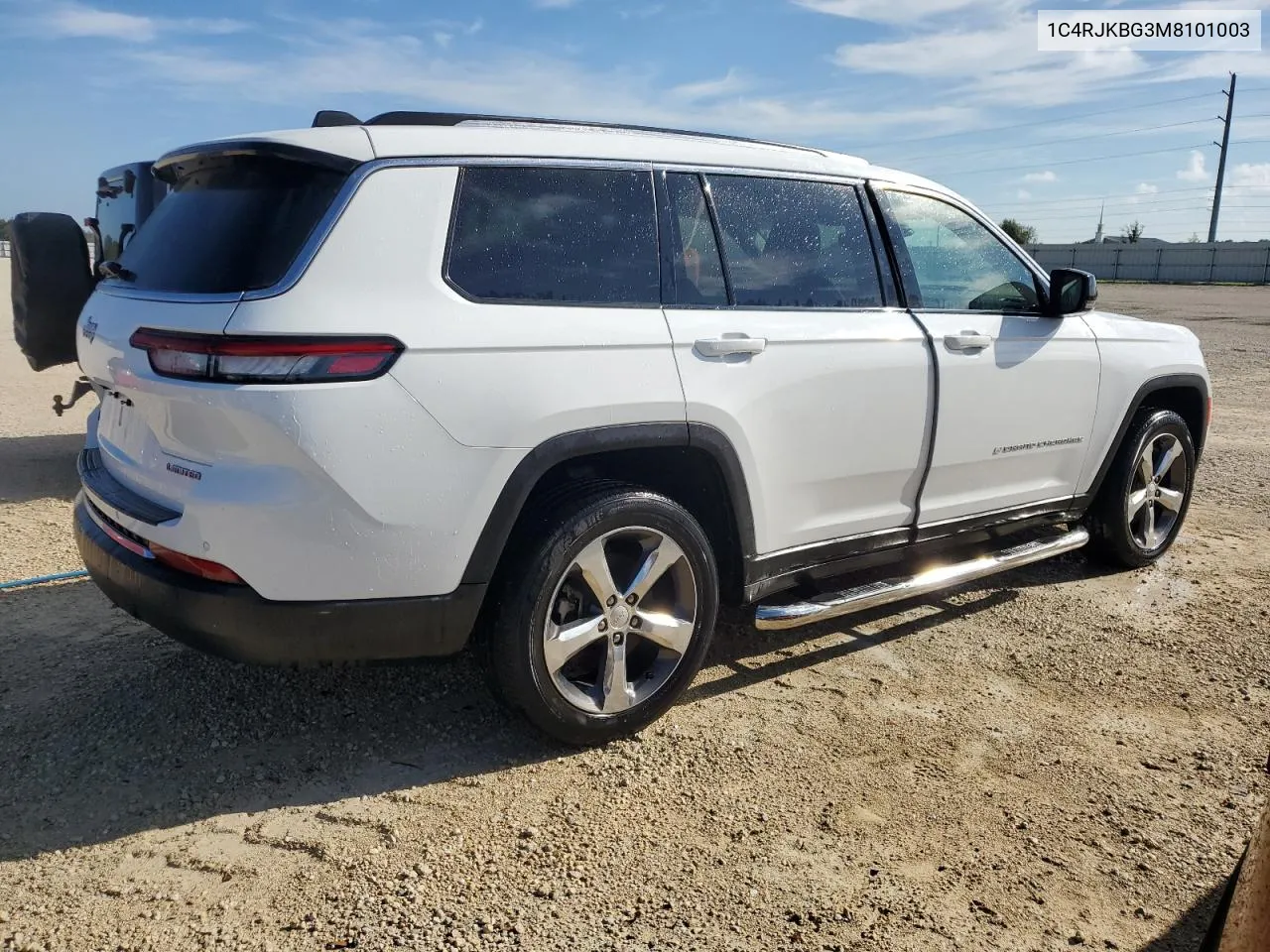 2021 Jeep Grand Cherokee L Limited VIN: 1C4RJKBG3M8101003 Lot: 73754784