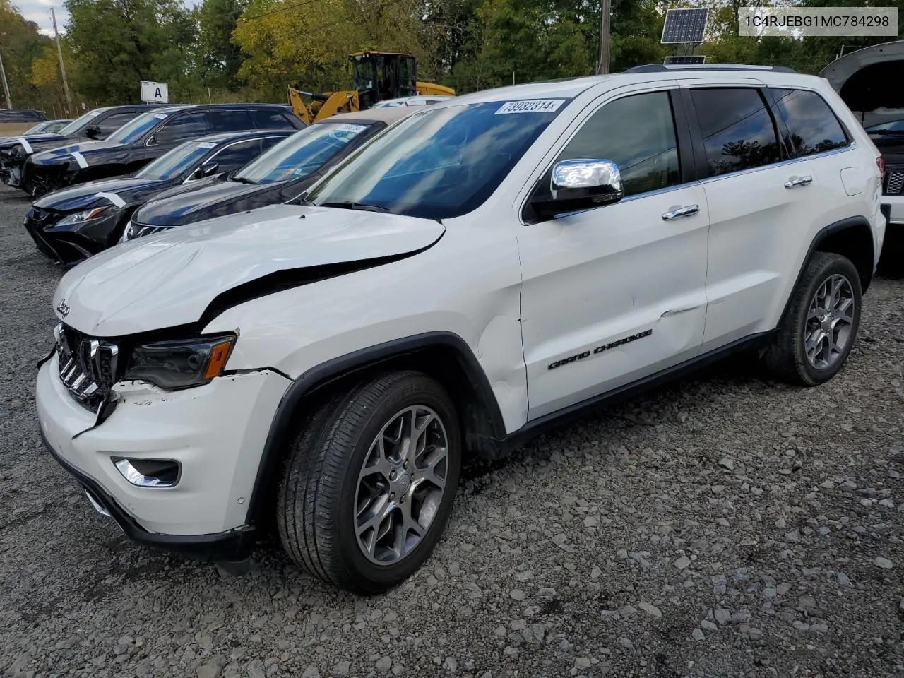 2021 Jeep Grand Cherokee Limited VIN: 1C4RJEBG1MC784298 Lot: 73932314