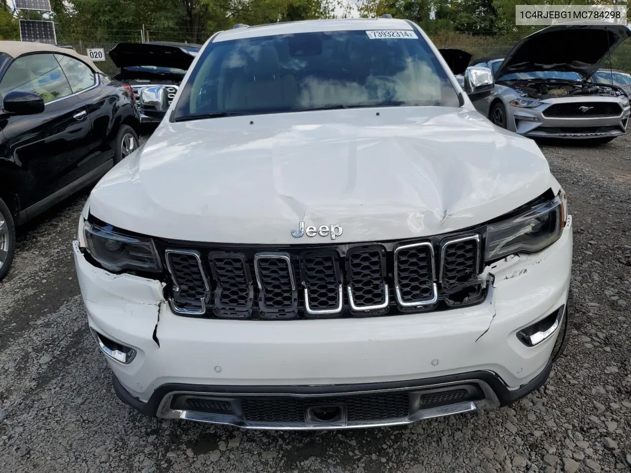 2021 Jeep Grand Cherokee Limited VIN: 1C4RJEBG1MC784298 Lot: 73932314