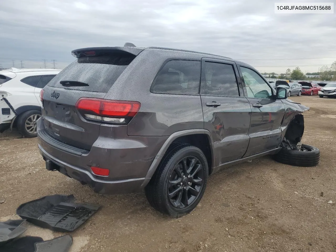 2021 Jeep Grand Cherokee Laredo VIN: 1C4RJFAG8MC515688 Lot: 73987774