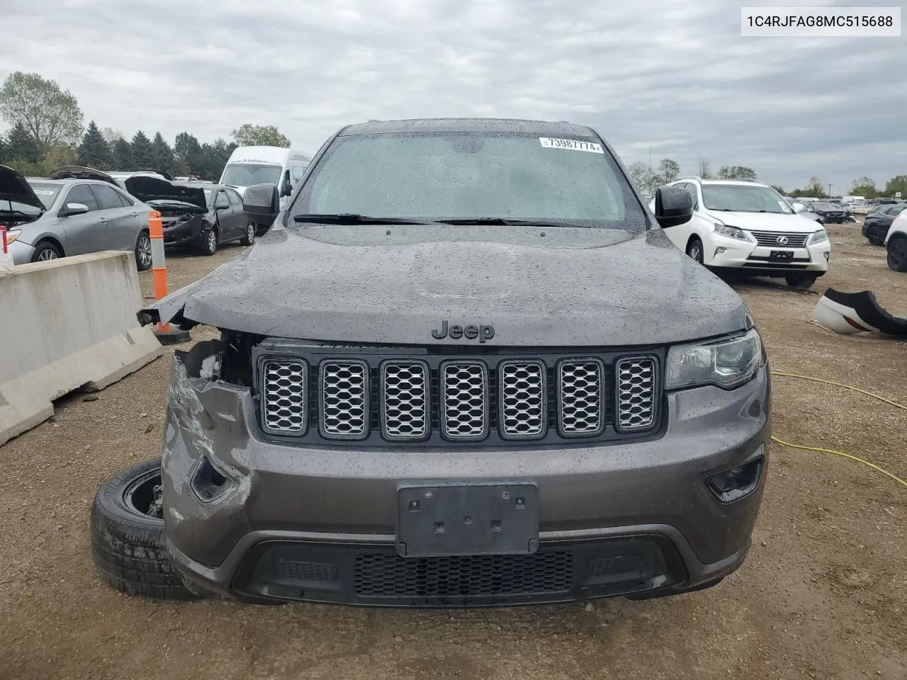 2021 Jeep Grand Cherokee Laredo VIN: 1C4RJFAG8MC515688 Lot: 73987774