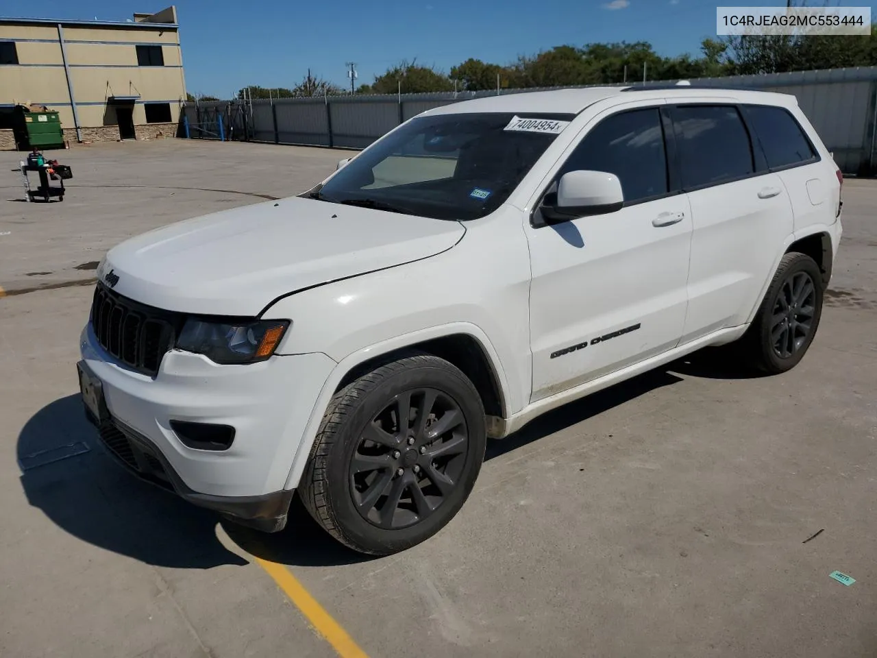 1C4RJEAG2MC553444 2021 Jeep Grand Cherokee Laredo