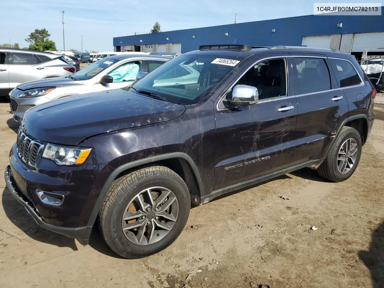 2021 Jeep Grand Cherokee Limited VIN: 1C4RJFBG0MC782113 Lot: 74065264